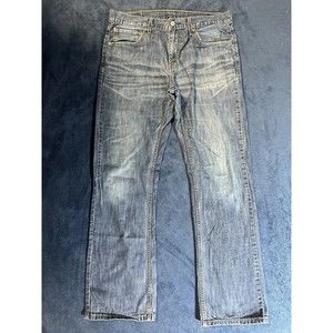 Levis 527 Jeans Mens 34x32 Mid Rise Boot Cut Medium Wash